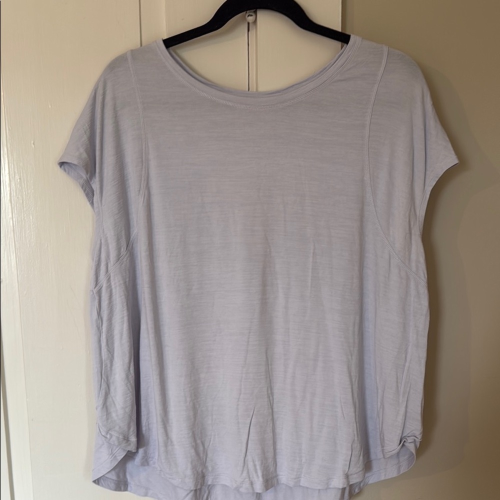 Women's Light purple workout Top